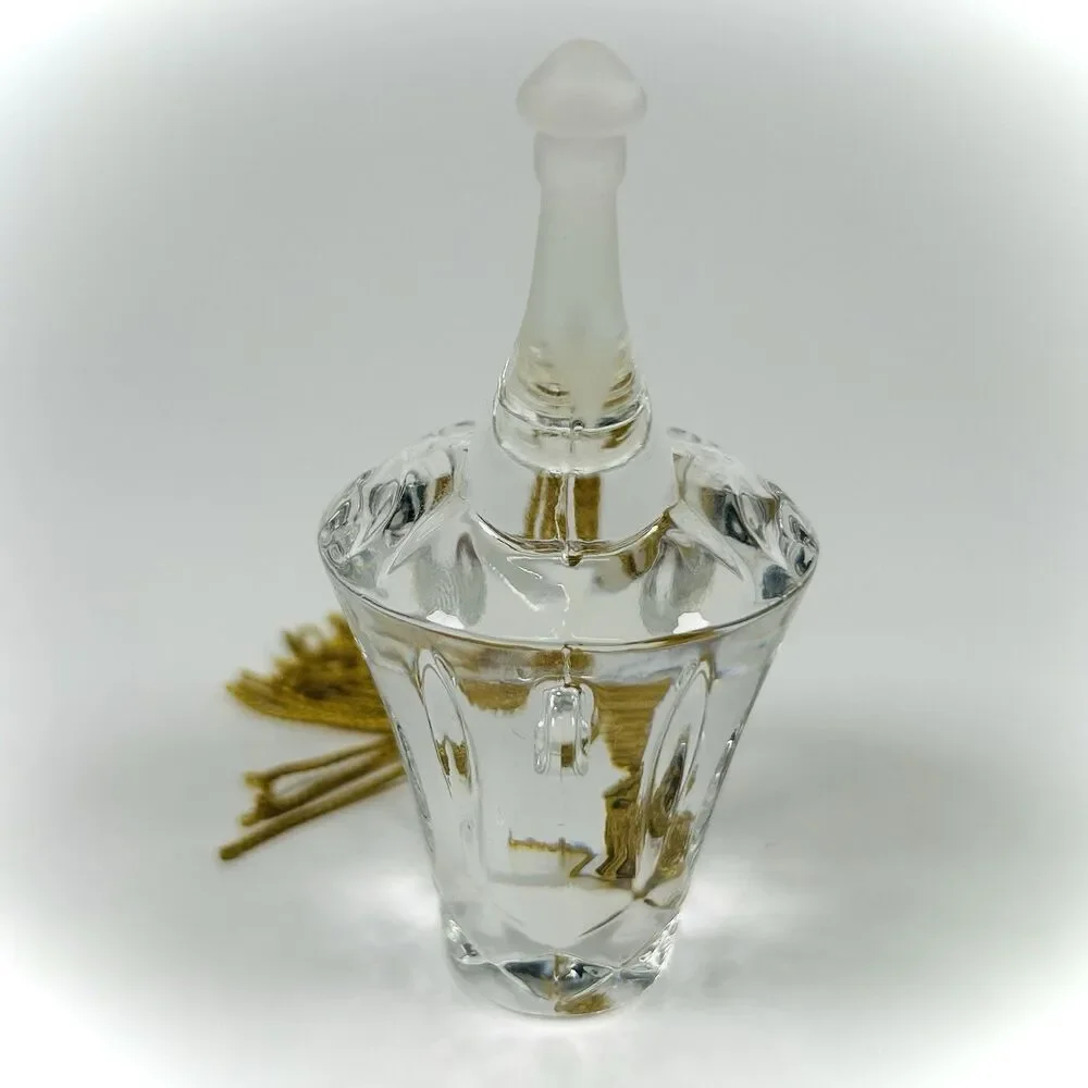 Gorham 2000 Crystal Champagne Bottle in Bucket Original Box Ornament Millennium